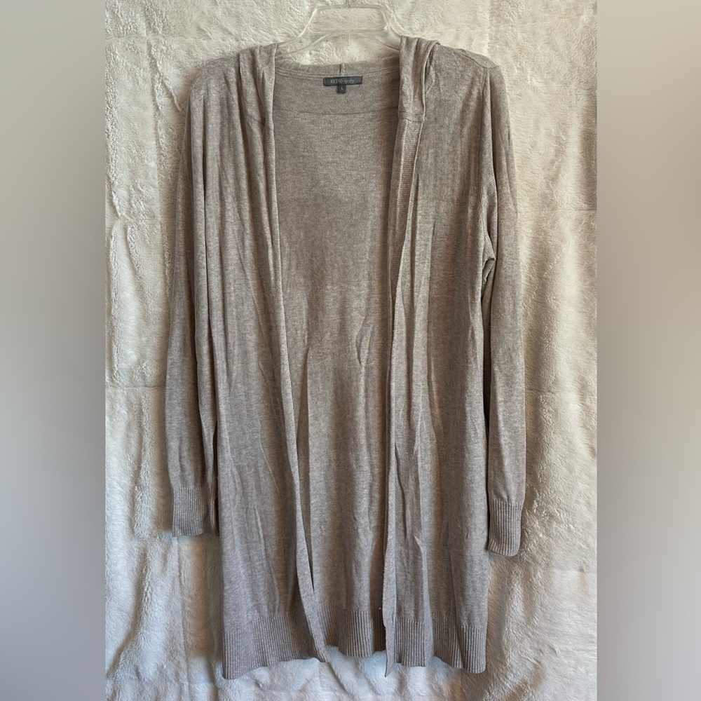 Long Cardigan with Hood